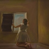 Ioana Ursa- Dust in the wind, 40x35 cm, 2011, ulei pe panza
